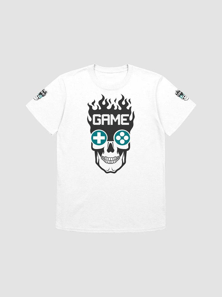 Flaming Gaming Skull Tee product image (1)