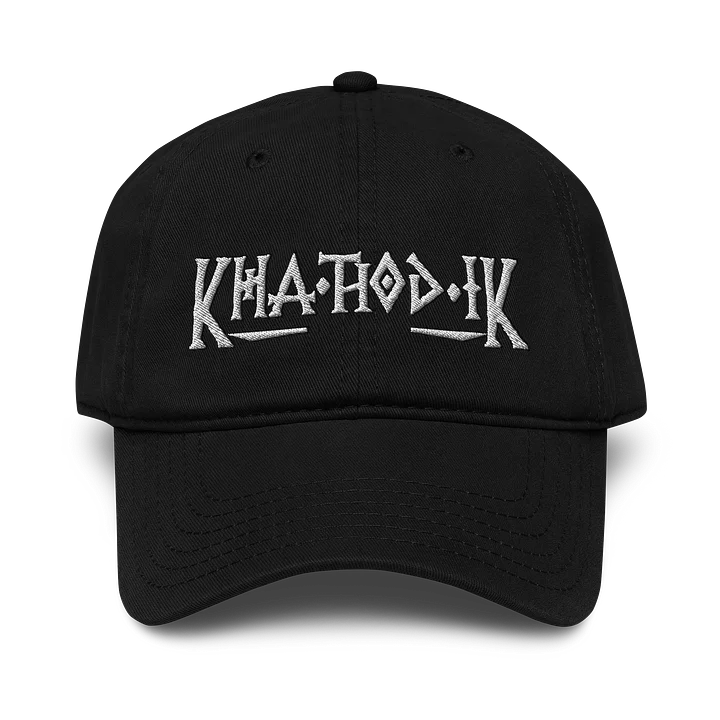 Khathodik Embroidered Black Logo Hat product image (1)