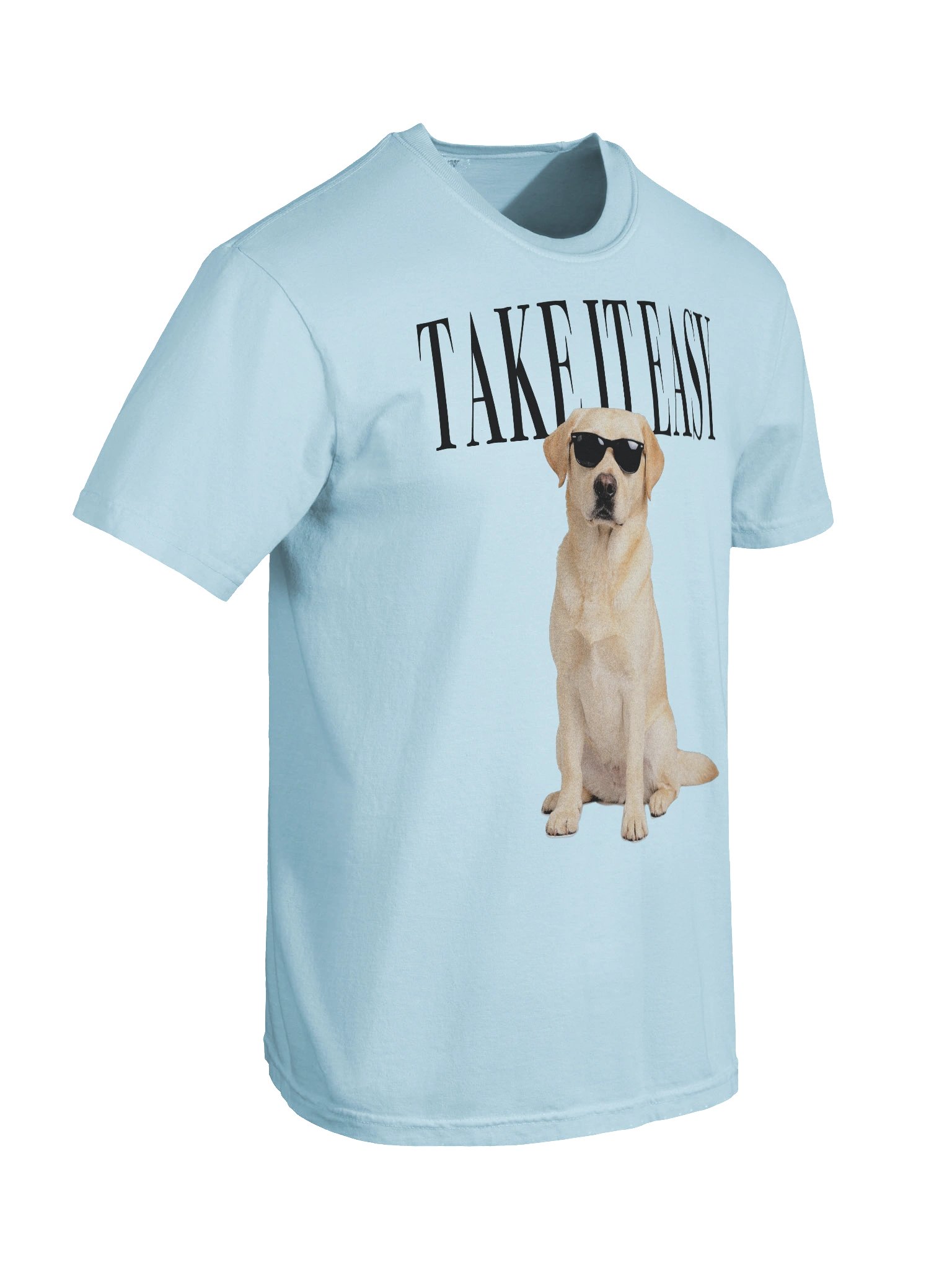 Take It Easy '90s Pop Vintage-Style T-Shirt for Labrador Retriever(Yellow) Lovers product image (11)