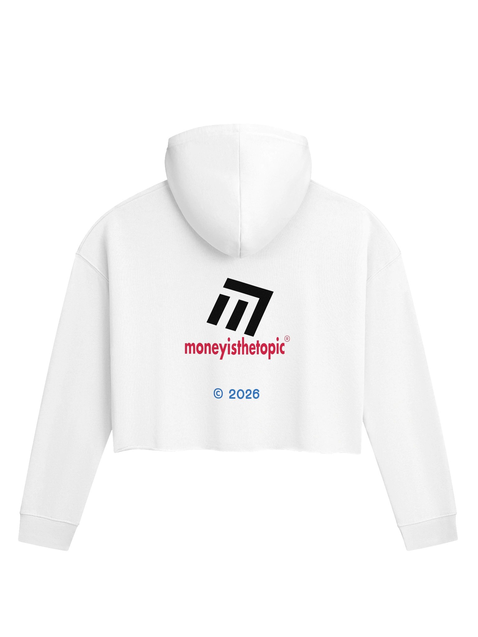 MITT Club WHT Cropped Hoodie WOMEN product image (2)
