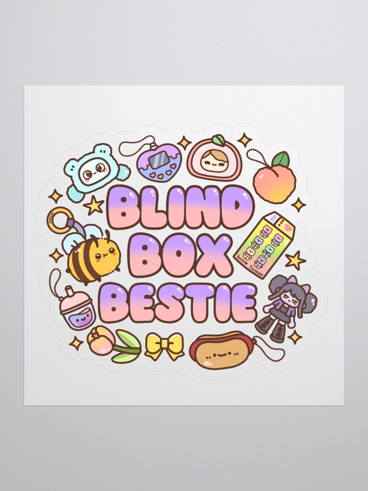 blind box bestie // sticker product image (1)