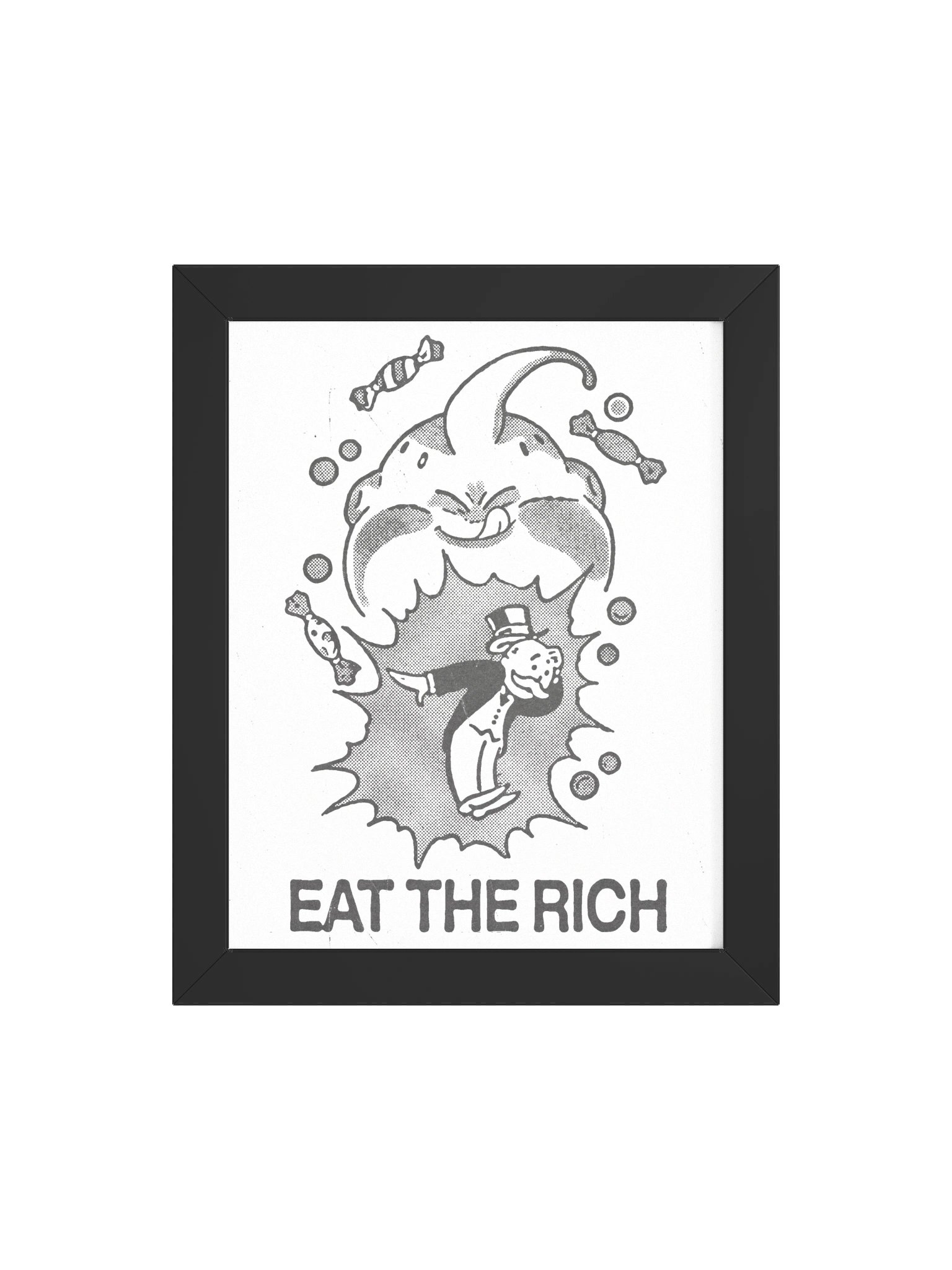 EAT THE R* ! Framed Print. product image (4)