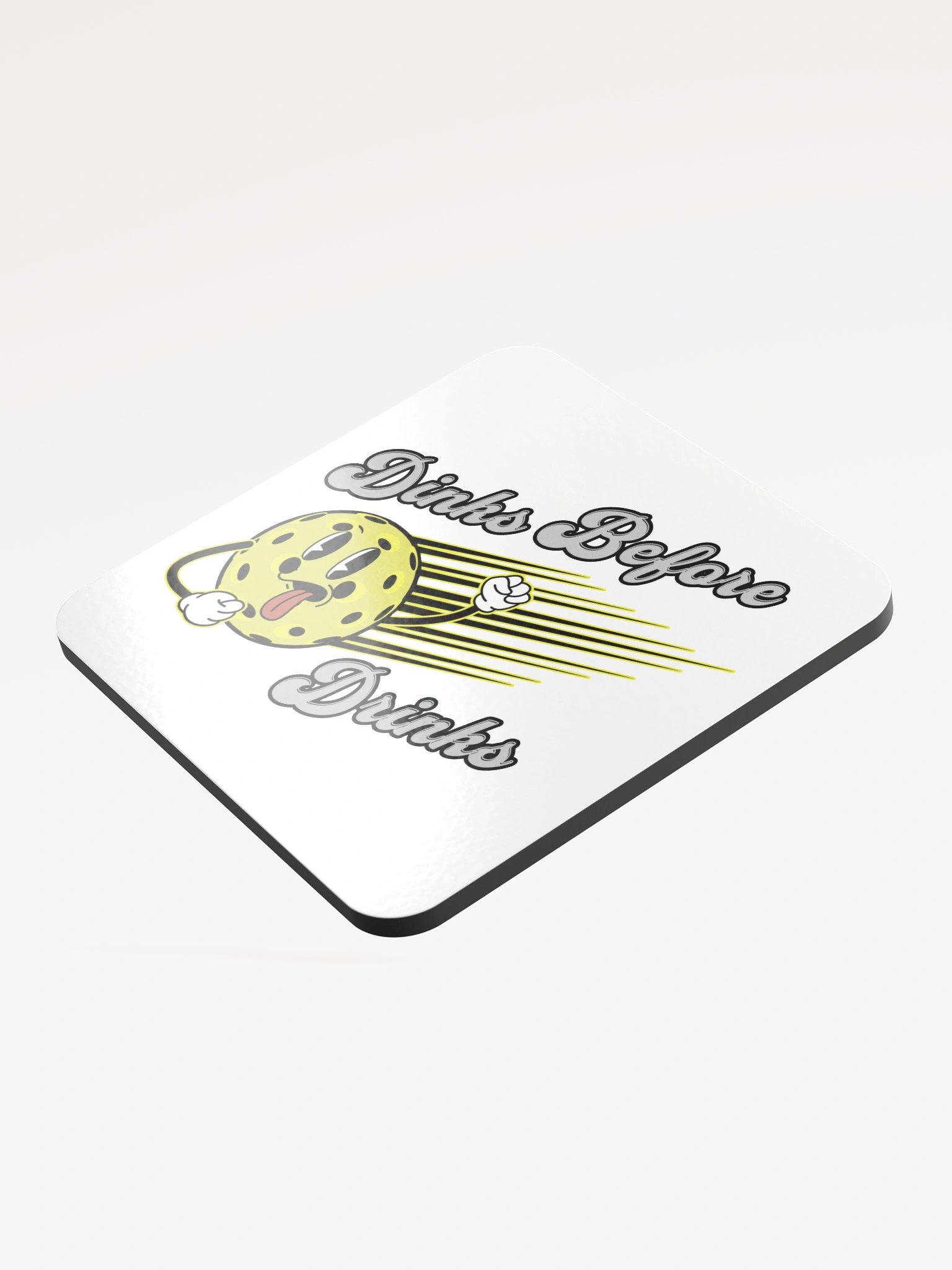 Dinks Before Drinks Pickleball Coaster product image (4)