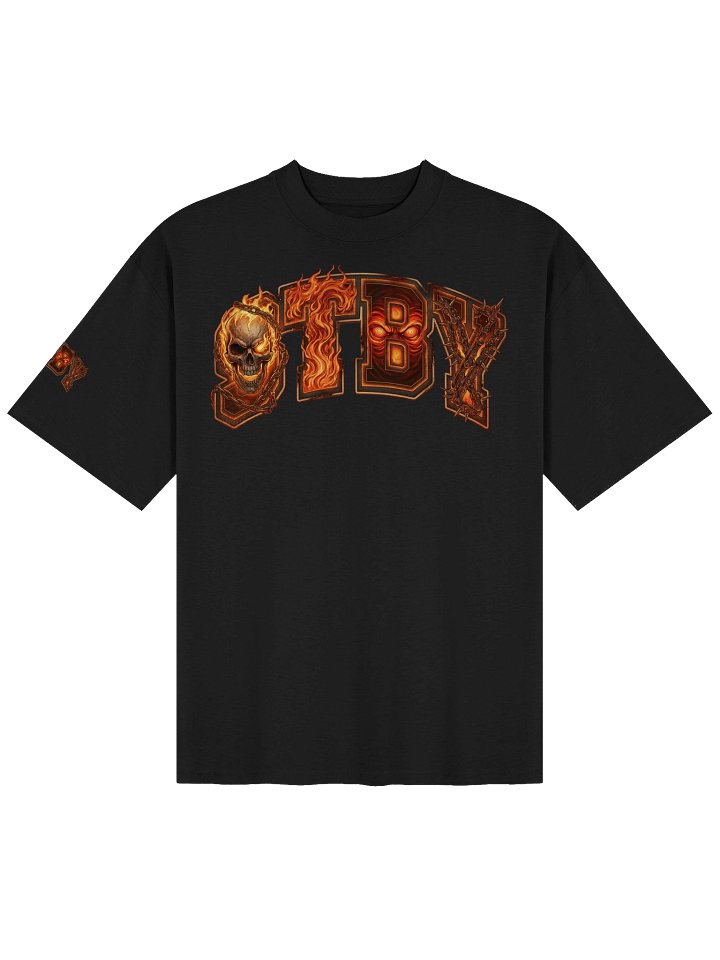 Fiery Rebellion Oversized T-Shirt product image (3)