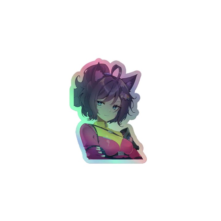 Holographic PixelKitten Sticker Set product image (1)