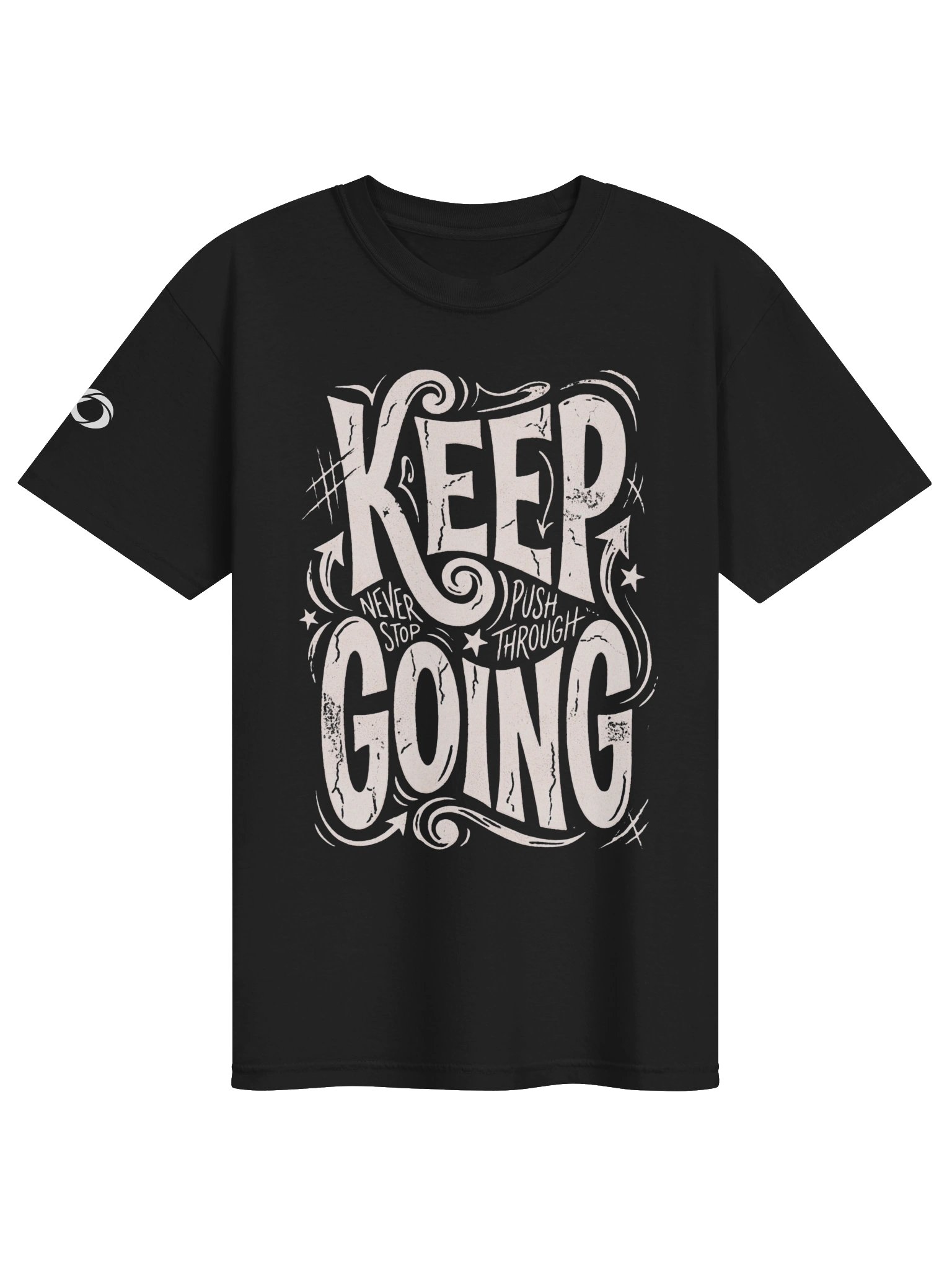 Keep Going — Vintage Motivational Typography Tee product image (1)
