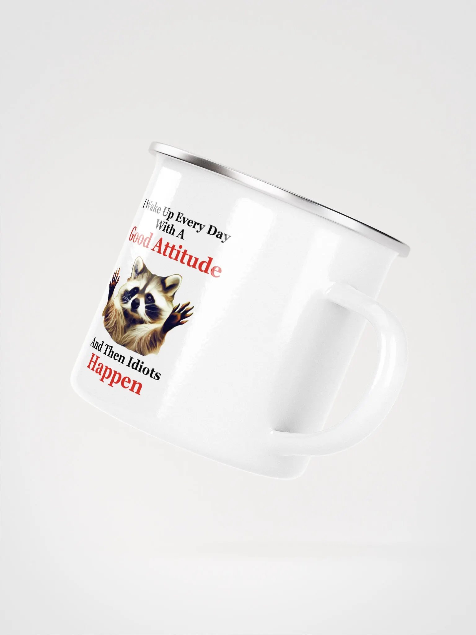 Good Attitude Enamel Mug product image (3)