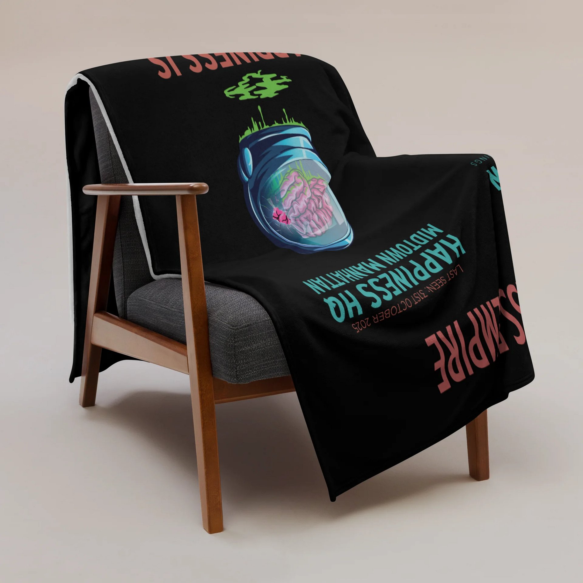 “Missing John Jackson” Silk-Touch Throw Blanket product image (2)
