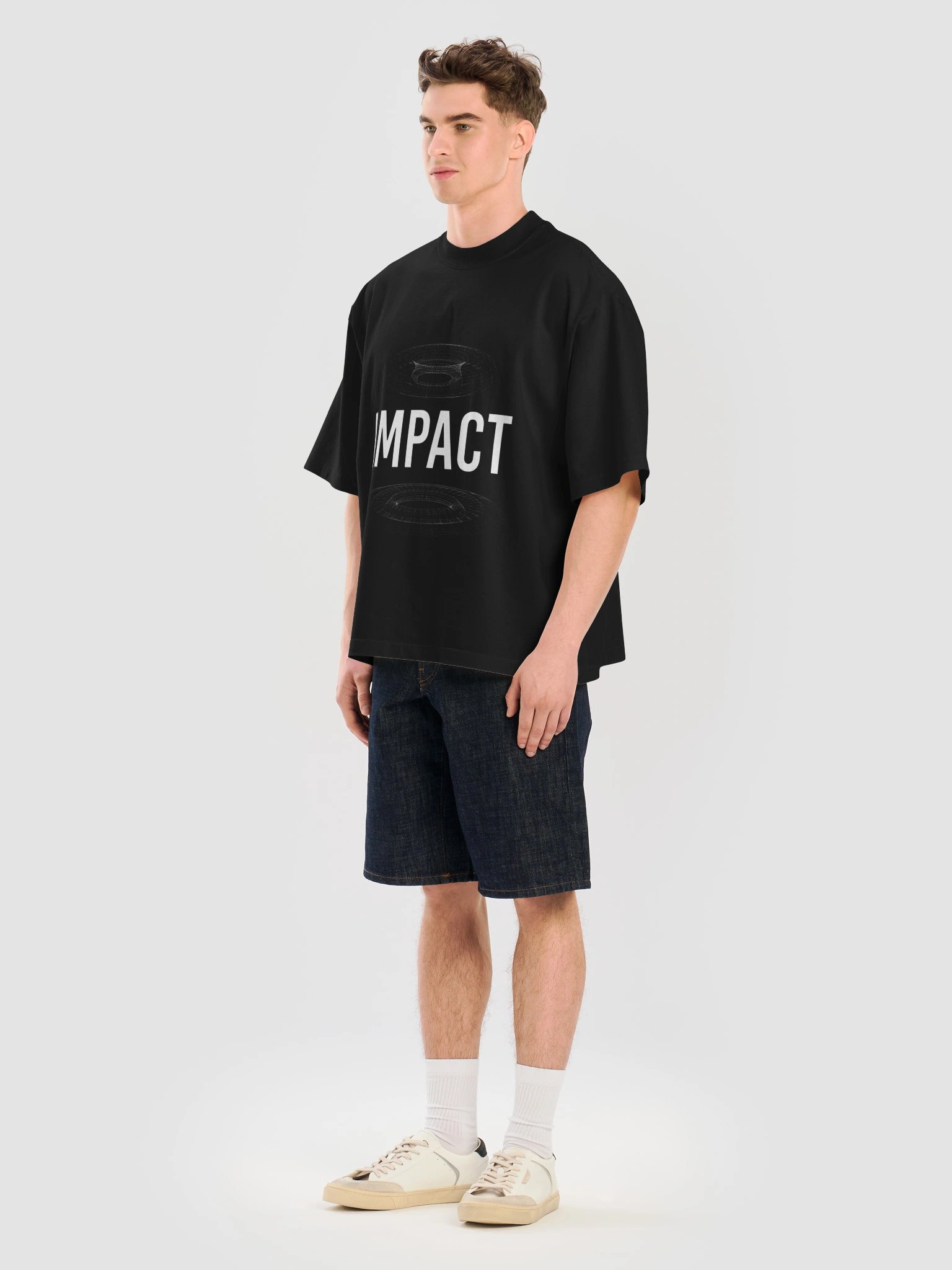 Global Reach. - Heavyweight Oversized Tee product image (7)