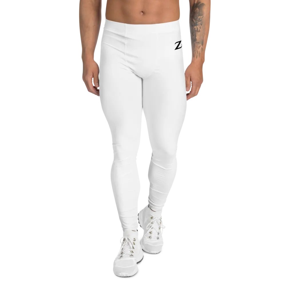 Men's Performance Slim Fit White Leggings - Zenith product image (1)
