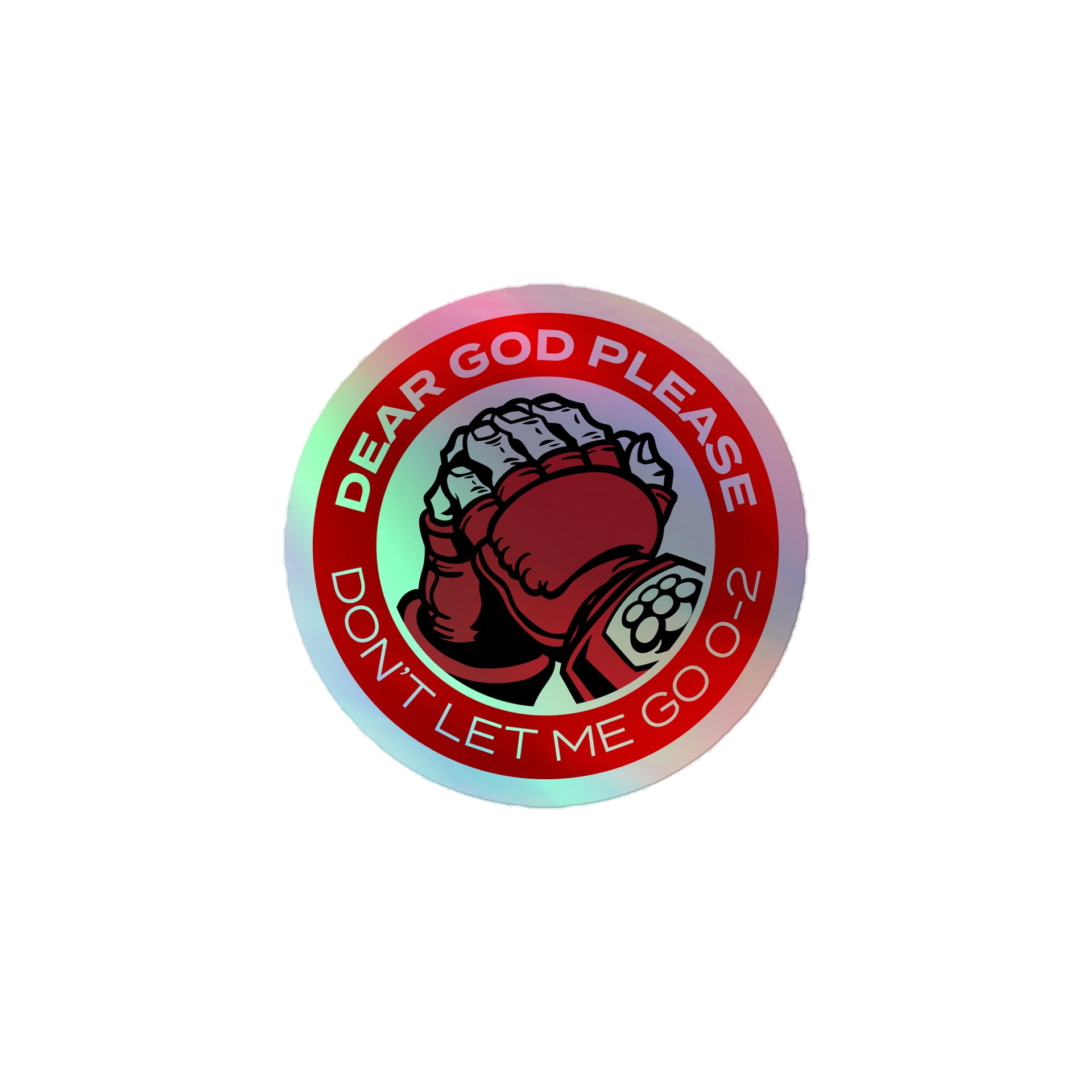 Prayer Foil Sticker product image (1)