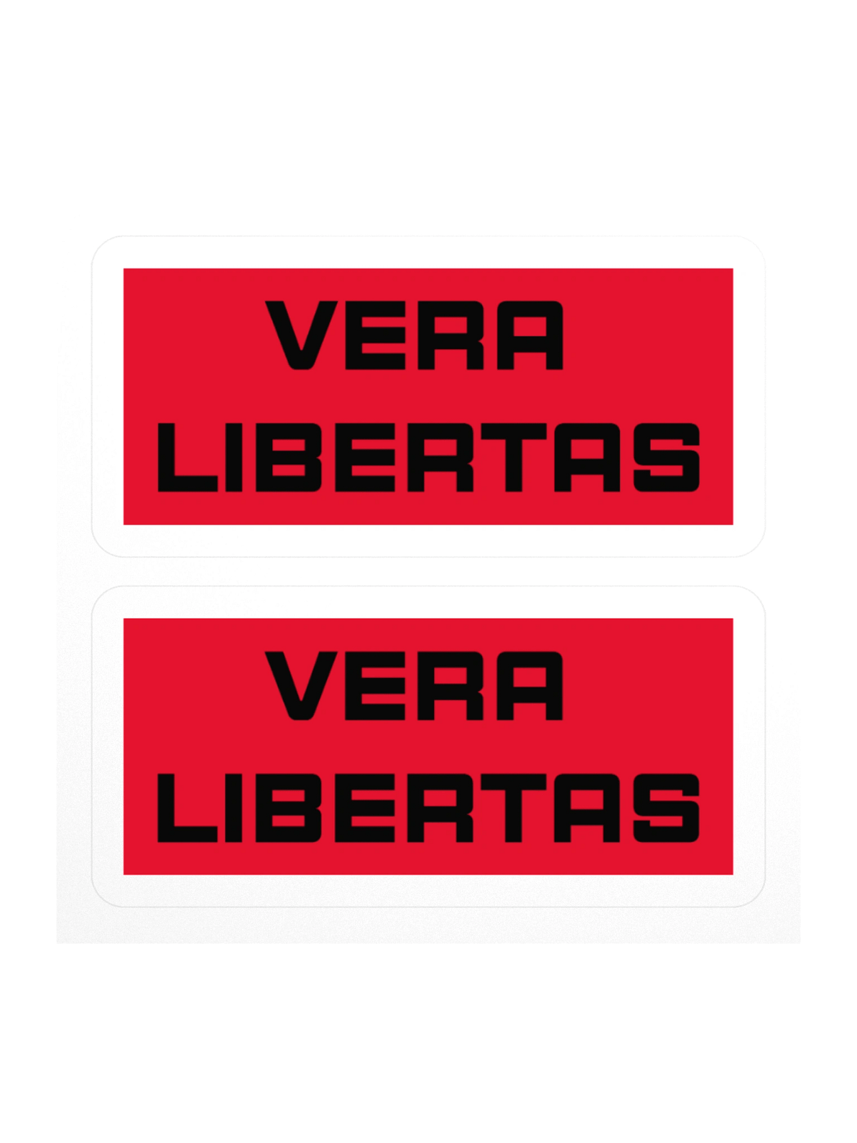 VERA LIBERTAS Sticker [RED] | Mootacoo - Diver Merch