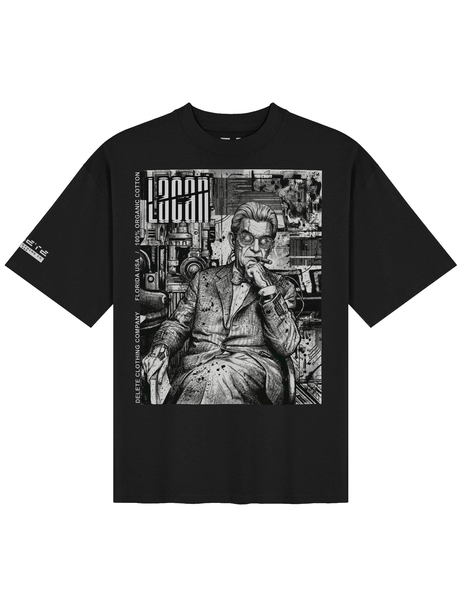 Delete "Lacan" Oversize T-Shirt product image (1)