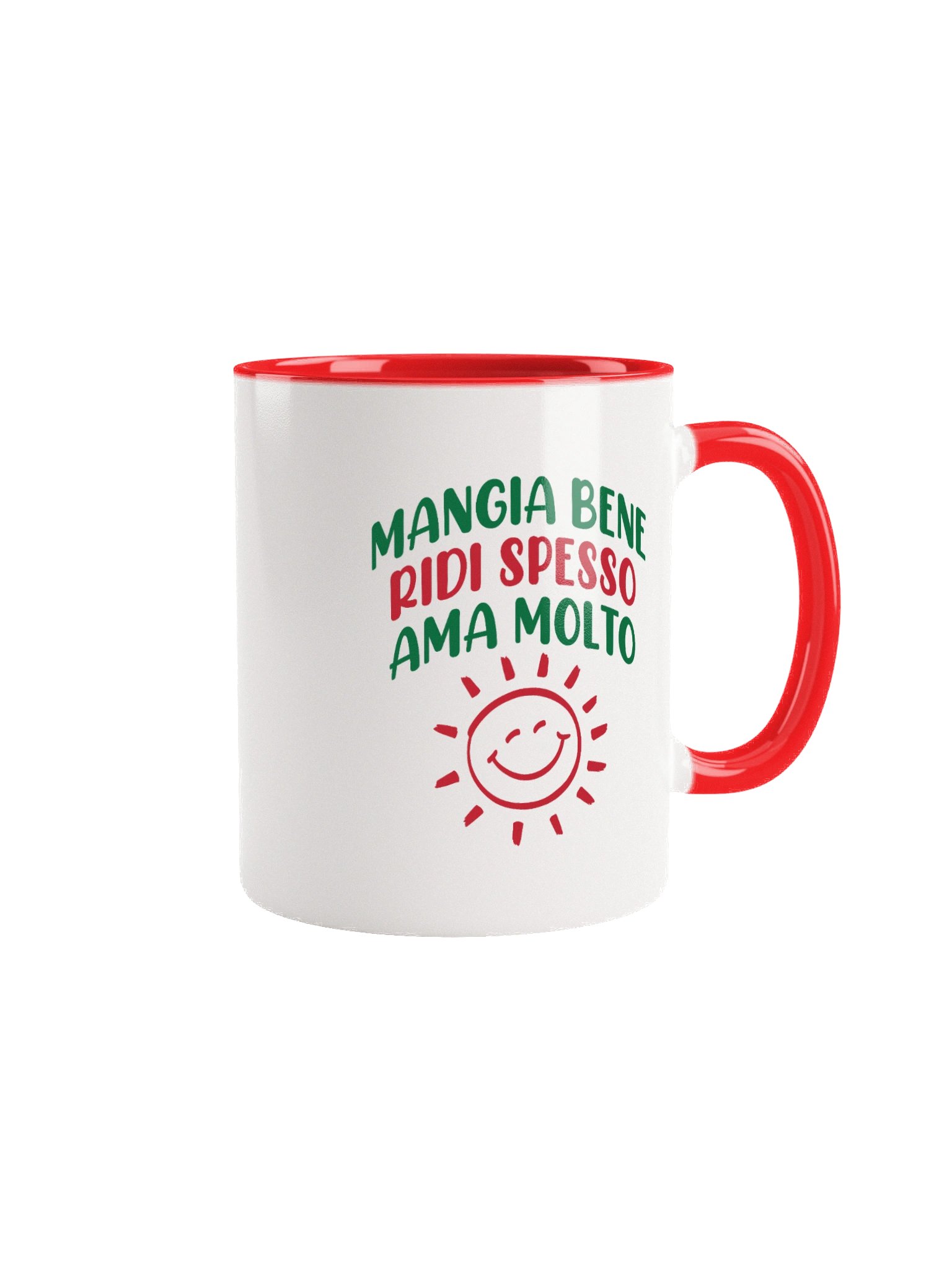 Mangia Bene Ridi Spesso Ama Molto Mug (100% Ceramic) product image (2)