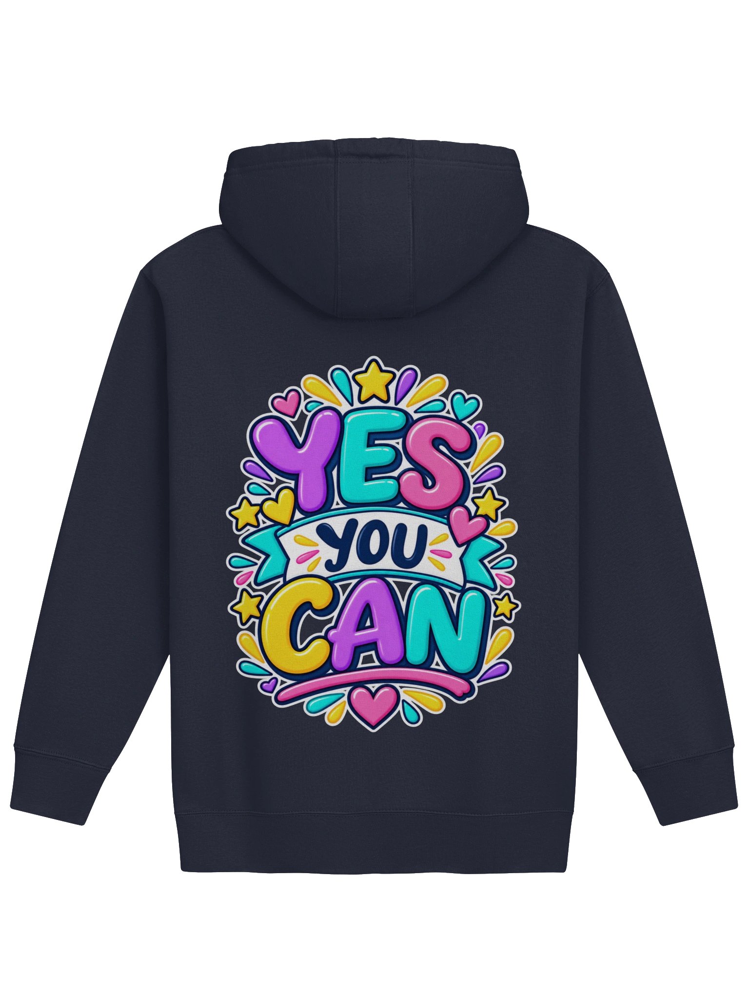 Inspirational Hoodie - Yes You Can. product image (1)