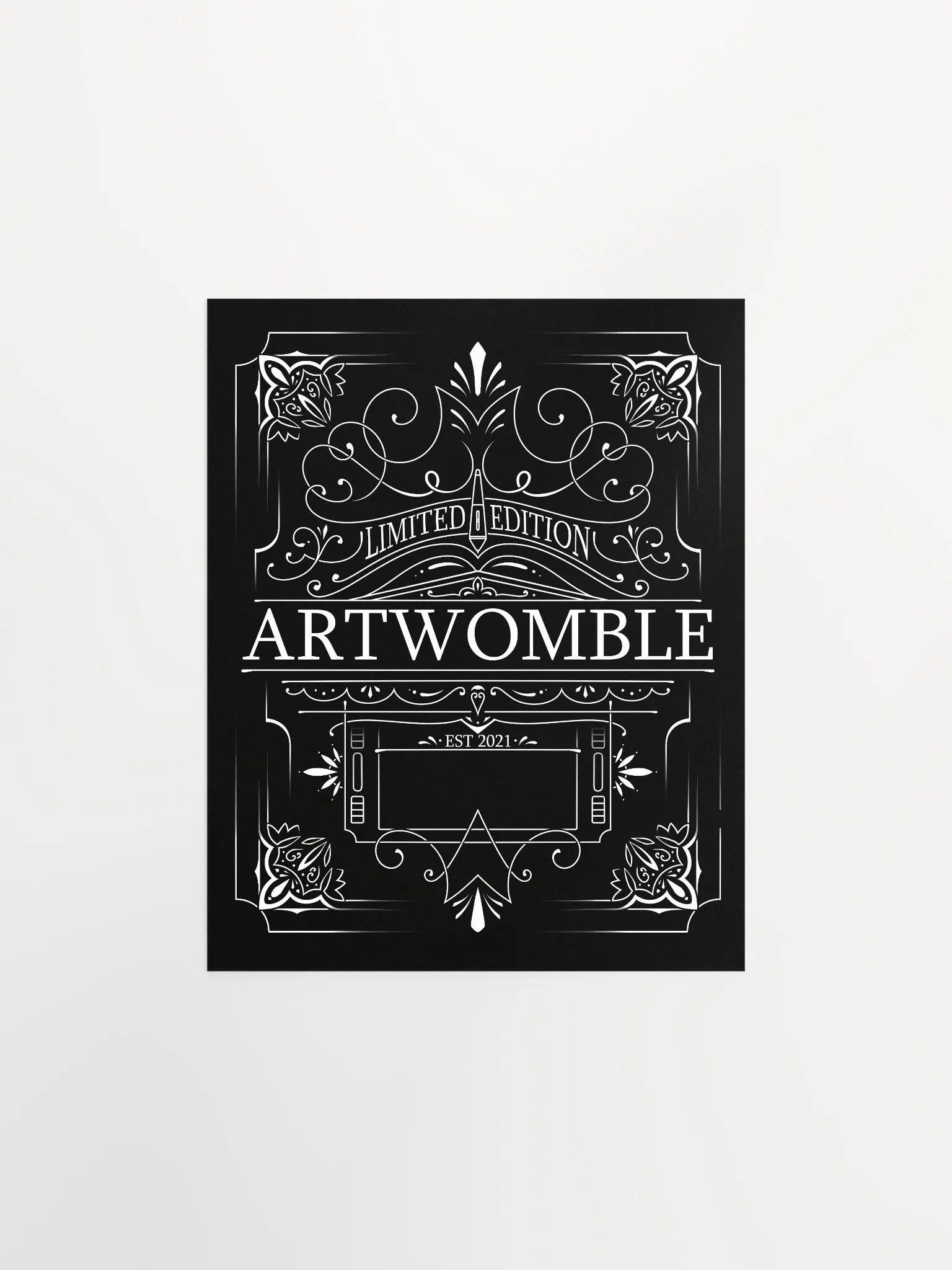 Artwomble Poster - Black product image (2)