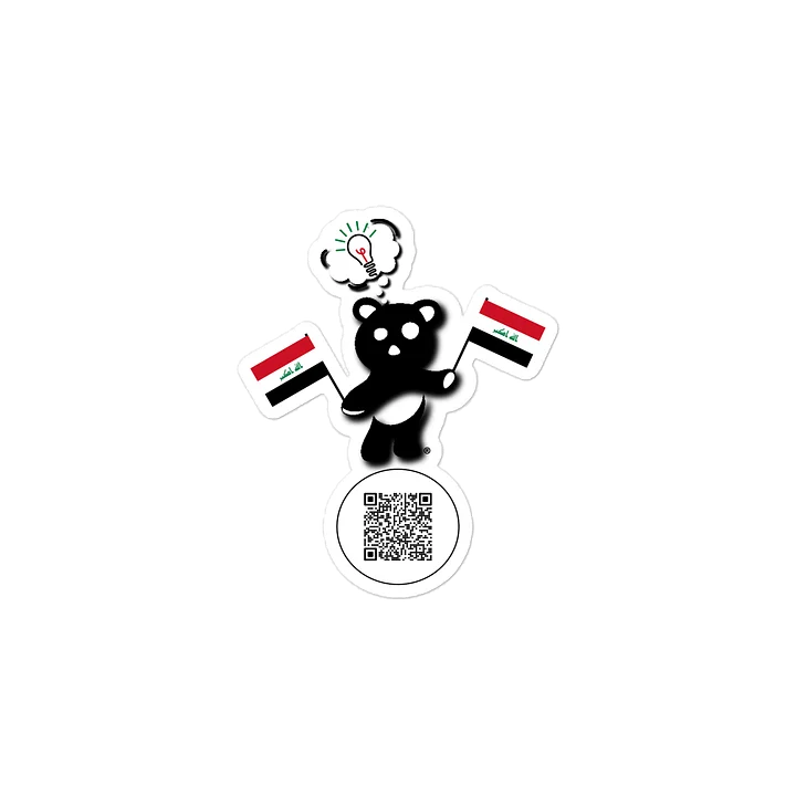 Iraq — Country Bear Sticker | BehrBrained Media product image (2)