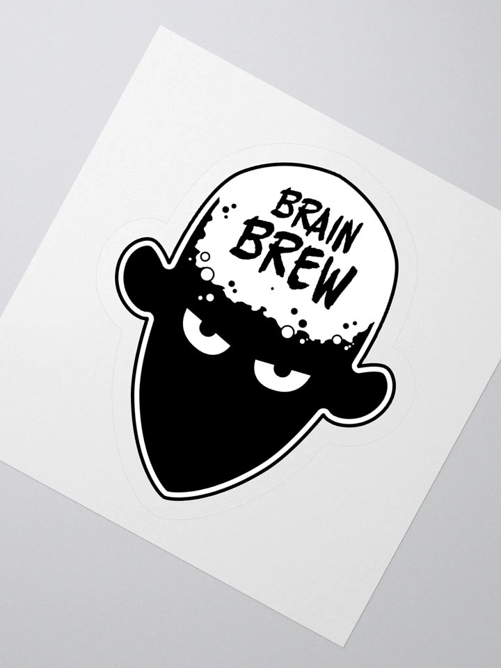 Brain Brew Student Coffee Lover Sticker product image (5)