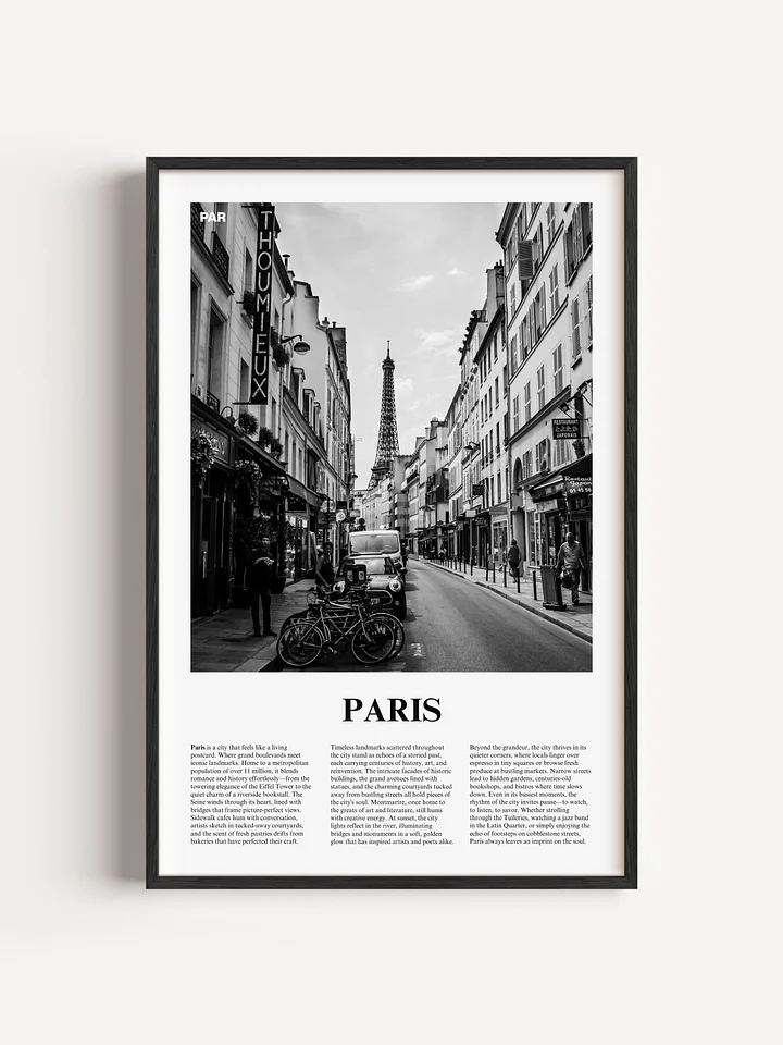 Paris 04 Newspaper Poster product image (1)