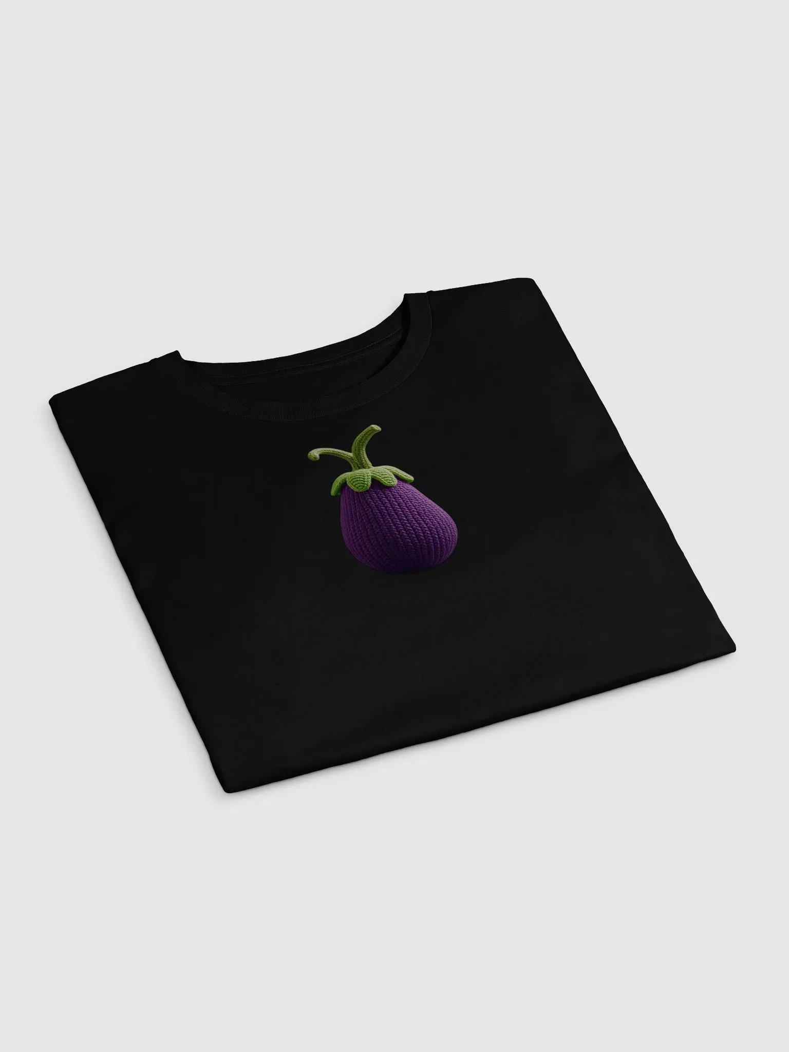 CozyAvocado Women's Premium Egg Plant Crop Top #2 product image (3)