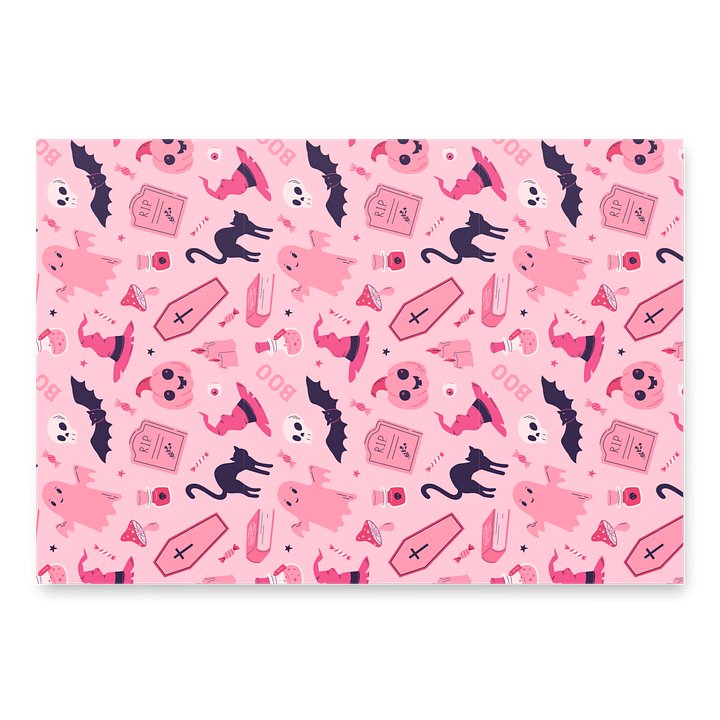 Spooky Wrapping Paper Sheet Set product image (1)