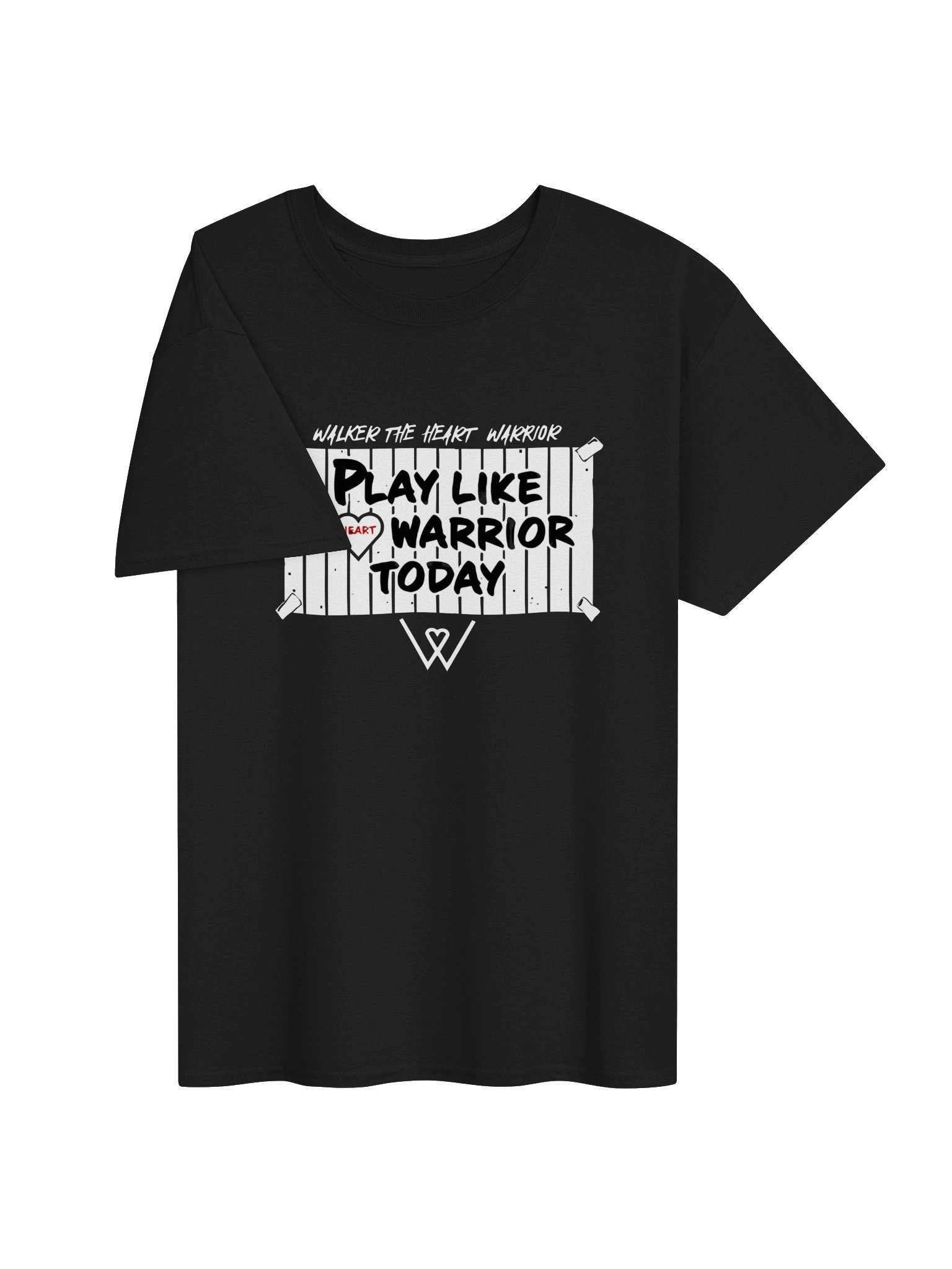 Walker Play Like A Heart Warrior Today Shirt product image (29)