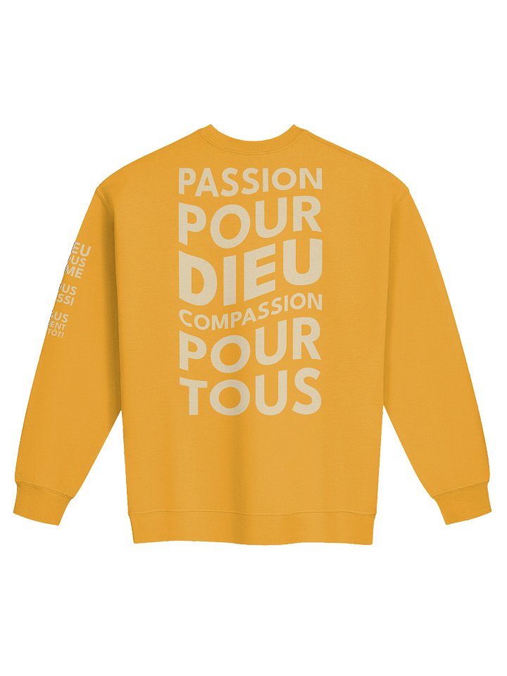 Sweat “PASSION POUR DIEU / COMPASSION POUR TOUS” product image (14)