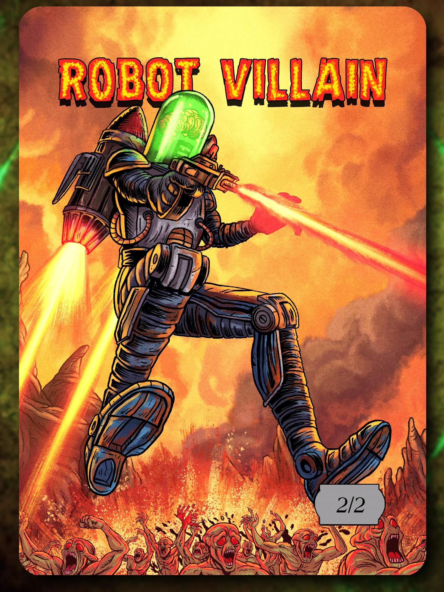 Robot Villain 2/2 Full Art Token product image (1)