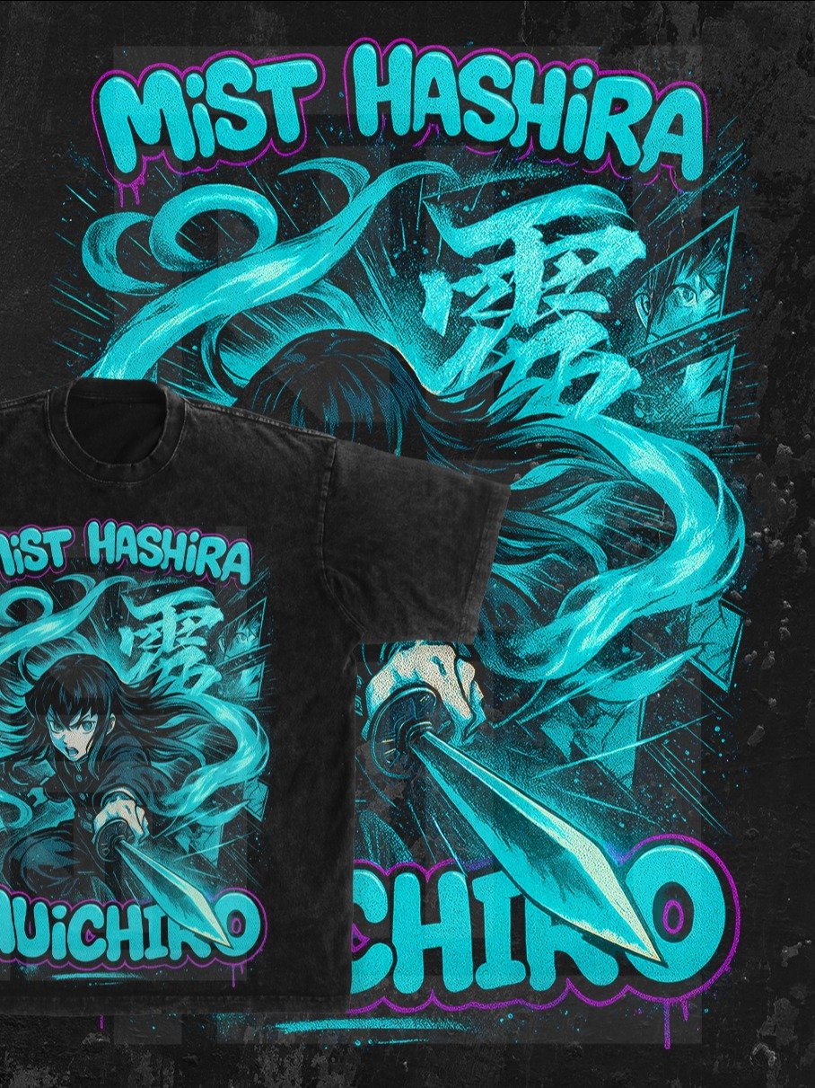 Muichiro Tokito Demon slayer | Kimetsu no Yaiba t-shirt PNG design product image (1)