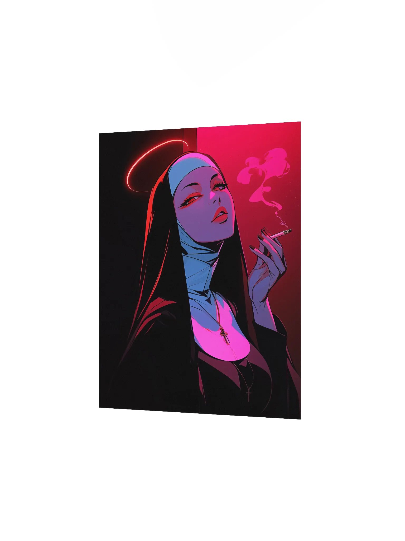 Neon Serenity Matte Poster product image (7)