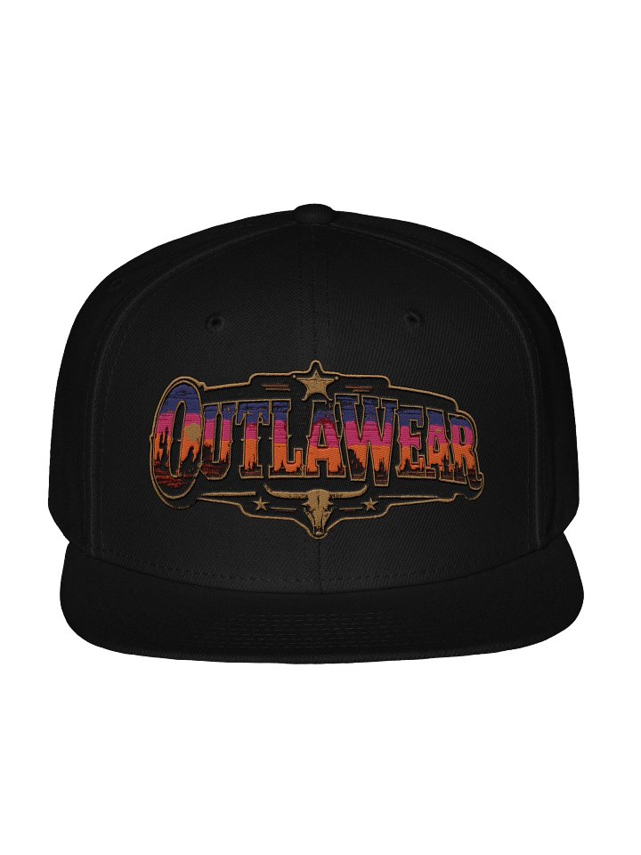 "OUTLAWEAR" Logo Snapback Cap product image (5)