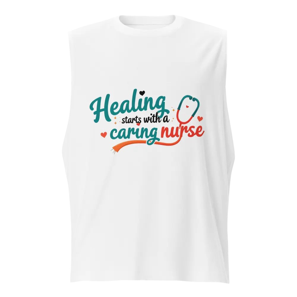 Caring Nurse Heart Muscle Tank product image (1)