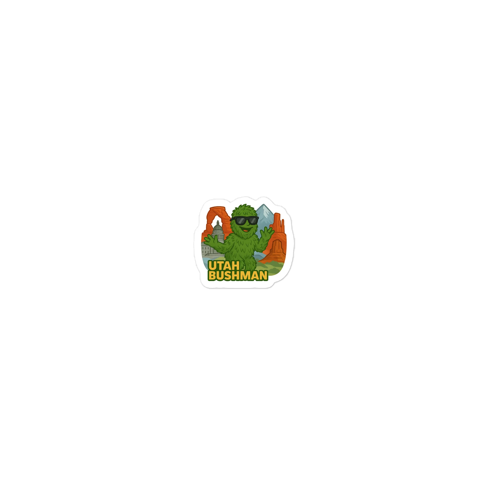 Utah Landmarks Die-cut Sticker product image (1)