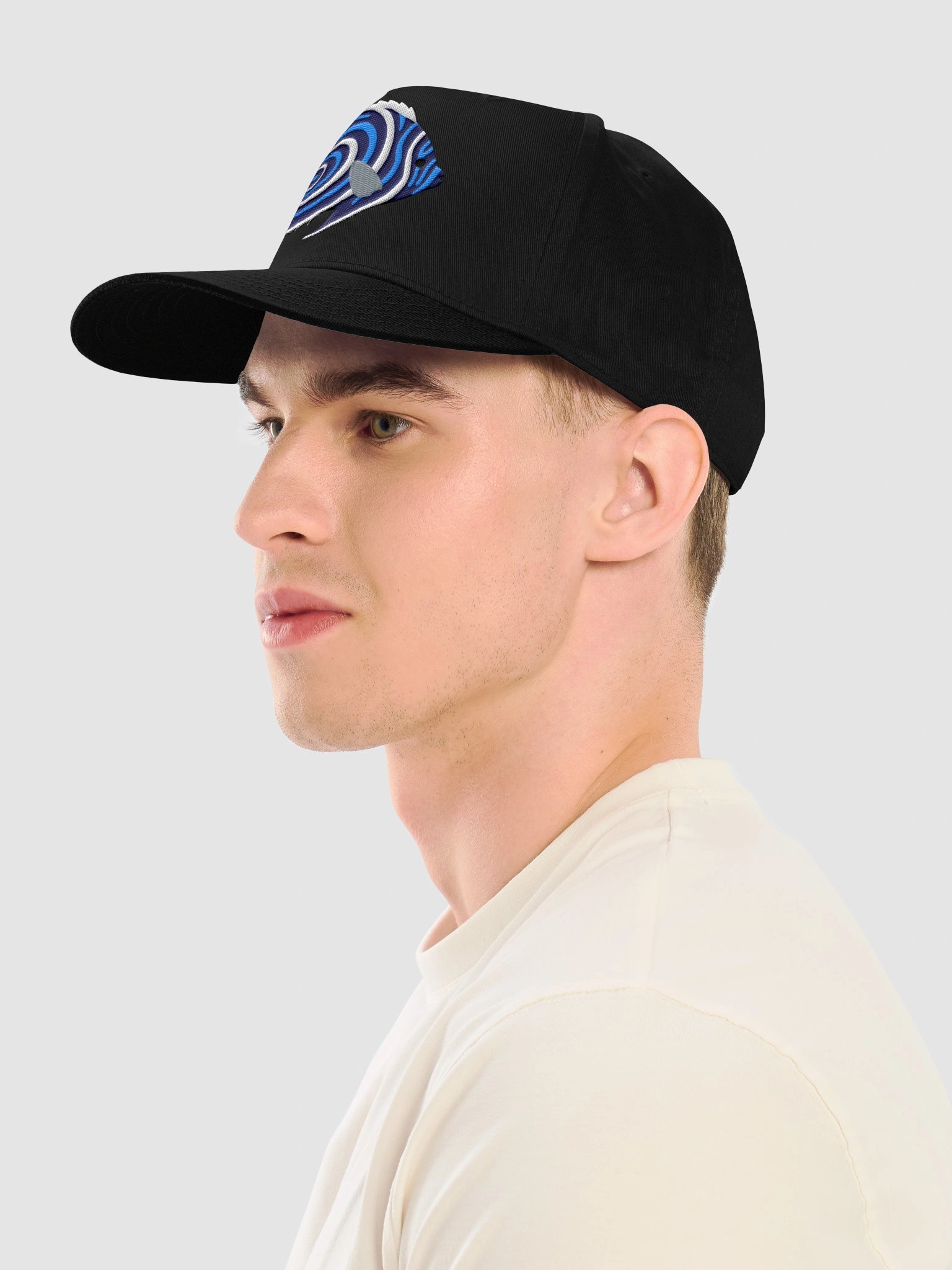 Juvenile Emperor Angelfish Mid-Profile Baseball Cap (Embroidered) for Reef and Marine Aquarium Lovers product image (3)
