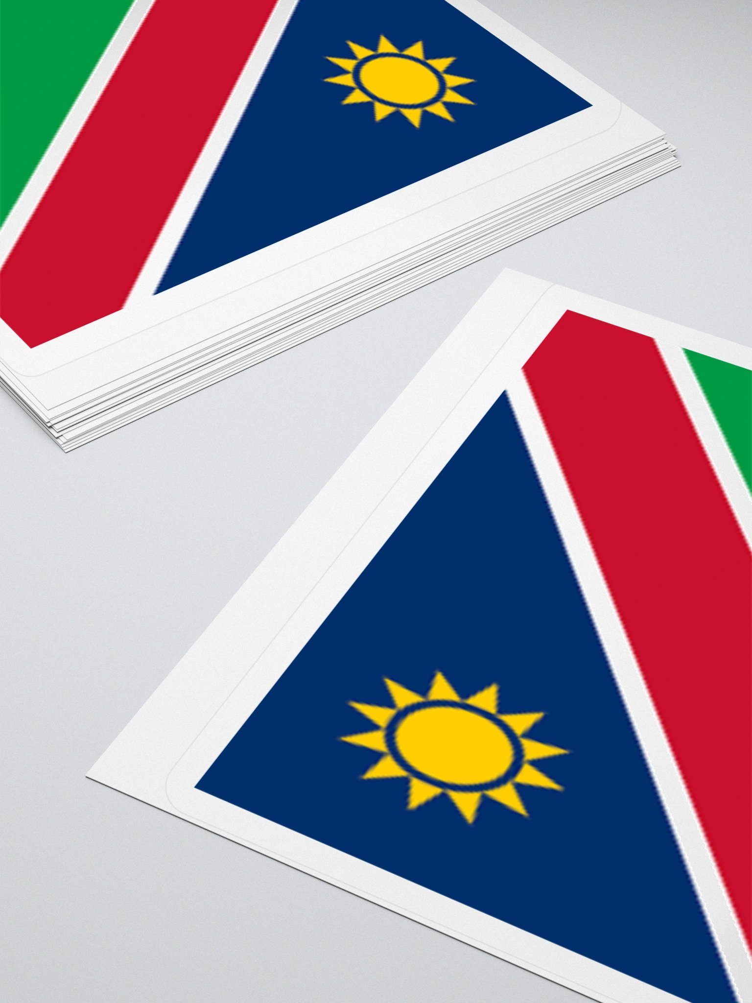 Exclusive Namibia Flag Kiss-Cut Sticker by TDS Music - Unique Design (3" x 3", 4" x 4", 5.5" x 5.5") product image (11)