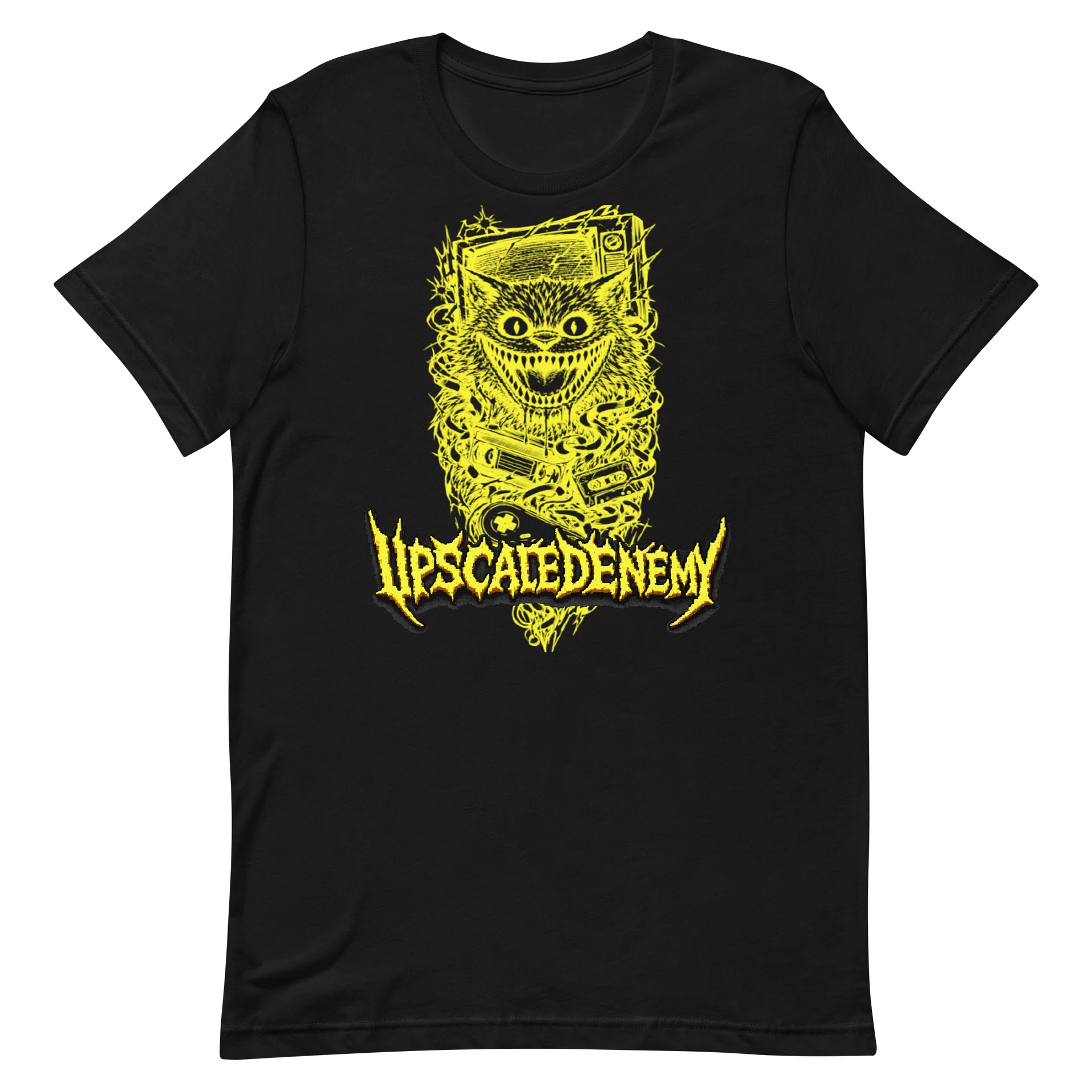 UE - Cheshy-Linework-Yellow_BLK Tee product image (2)