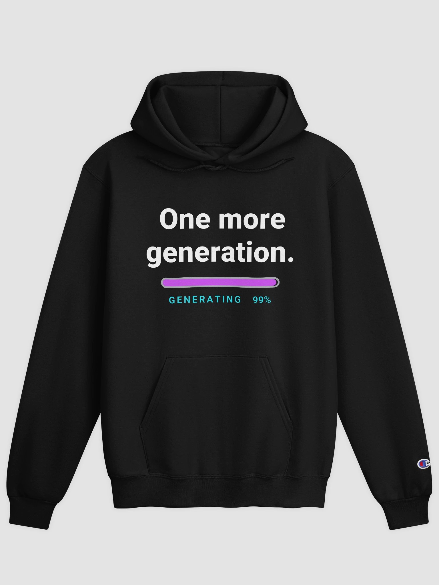 One more generation hoodie (Champion) product image (1)