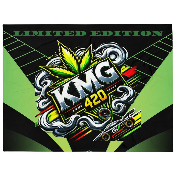KingMafiaGaming 420 Limited Edition Throw Blanket – Relax, Game, and Stay Cozy! product image (2)