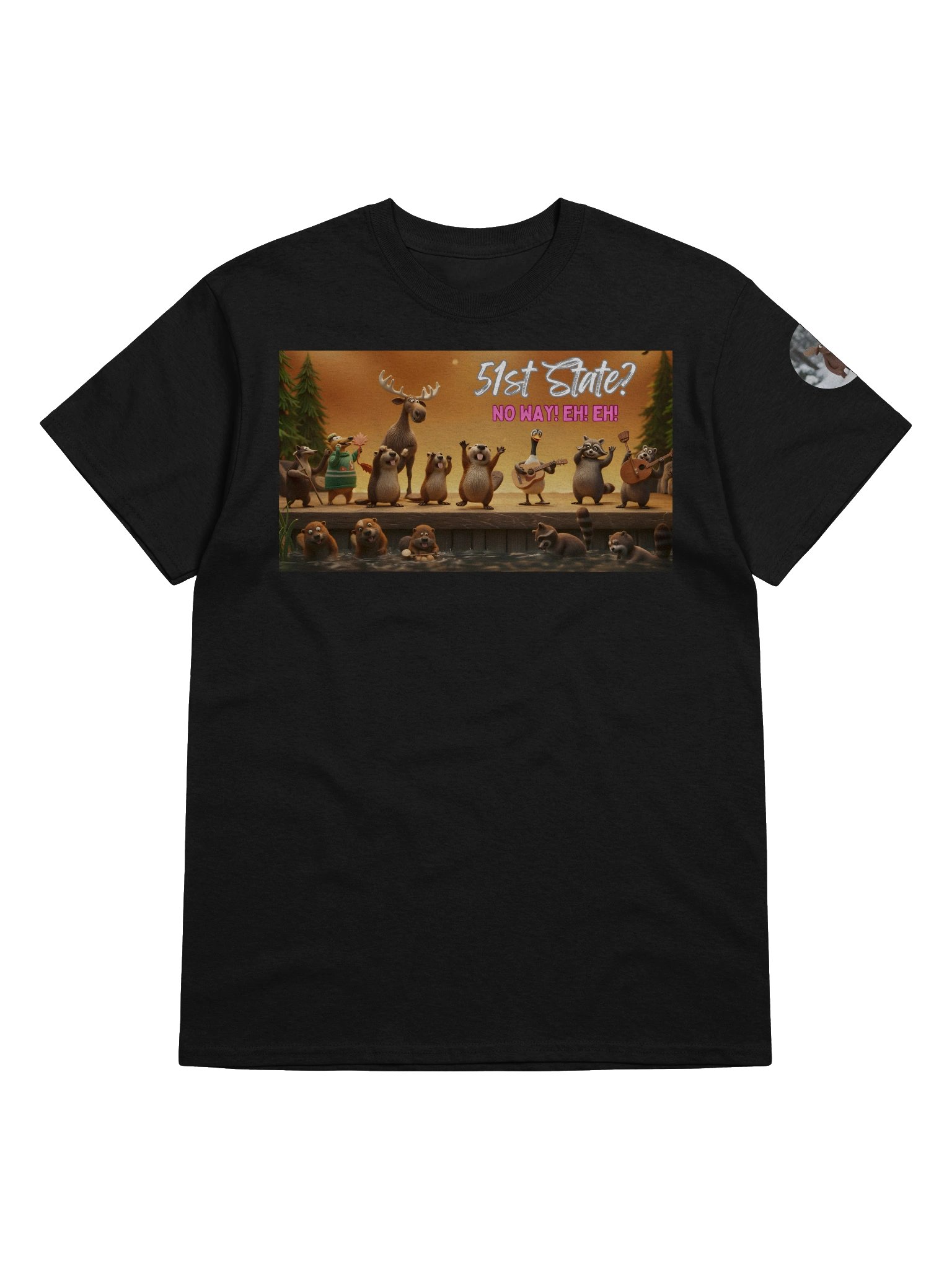 51st State? | Essential Character Ensemble Tee (Black) product image (5)