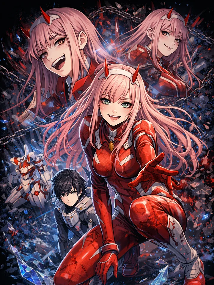 Zero Two Metal Print product image (1)