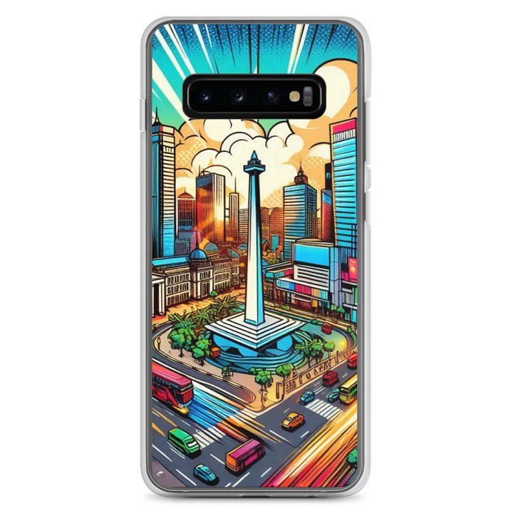 Clear Case for Samsung® | AI Design Jakarta city product image (2)