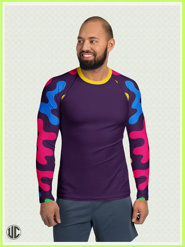 Nova’s Acid Pop – Men’s Rash Guard product image (1)