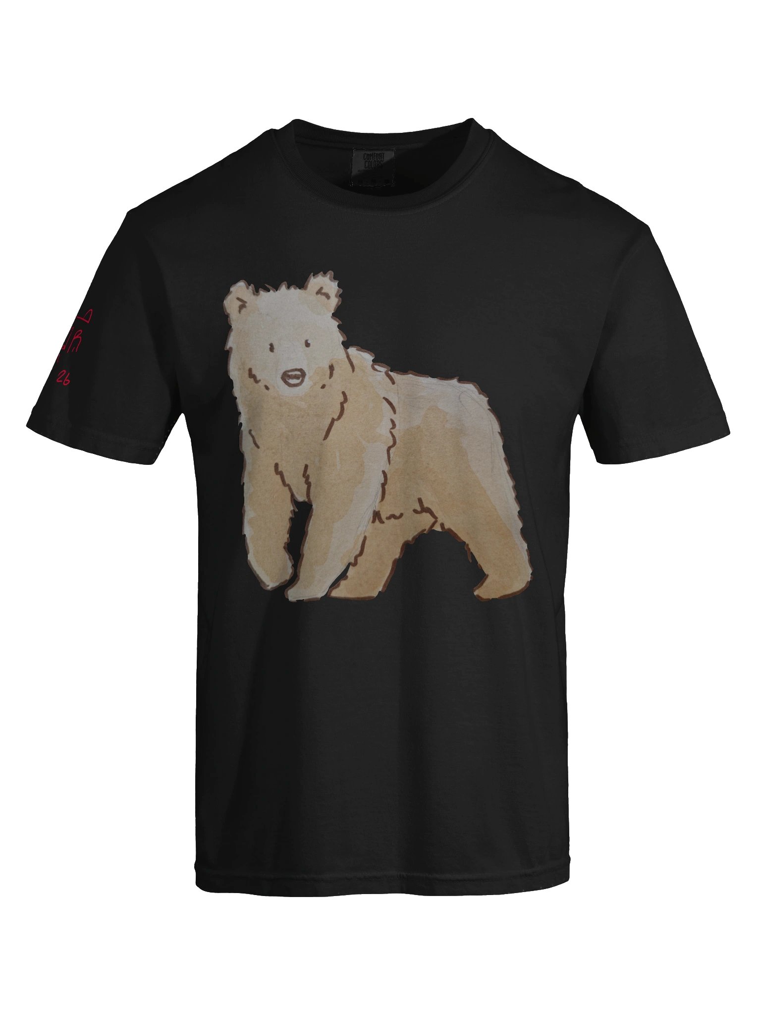 Wandering bear tee heavyweight product image (5)