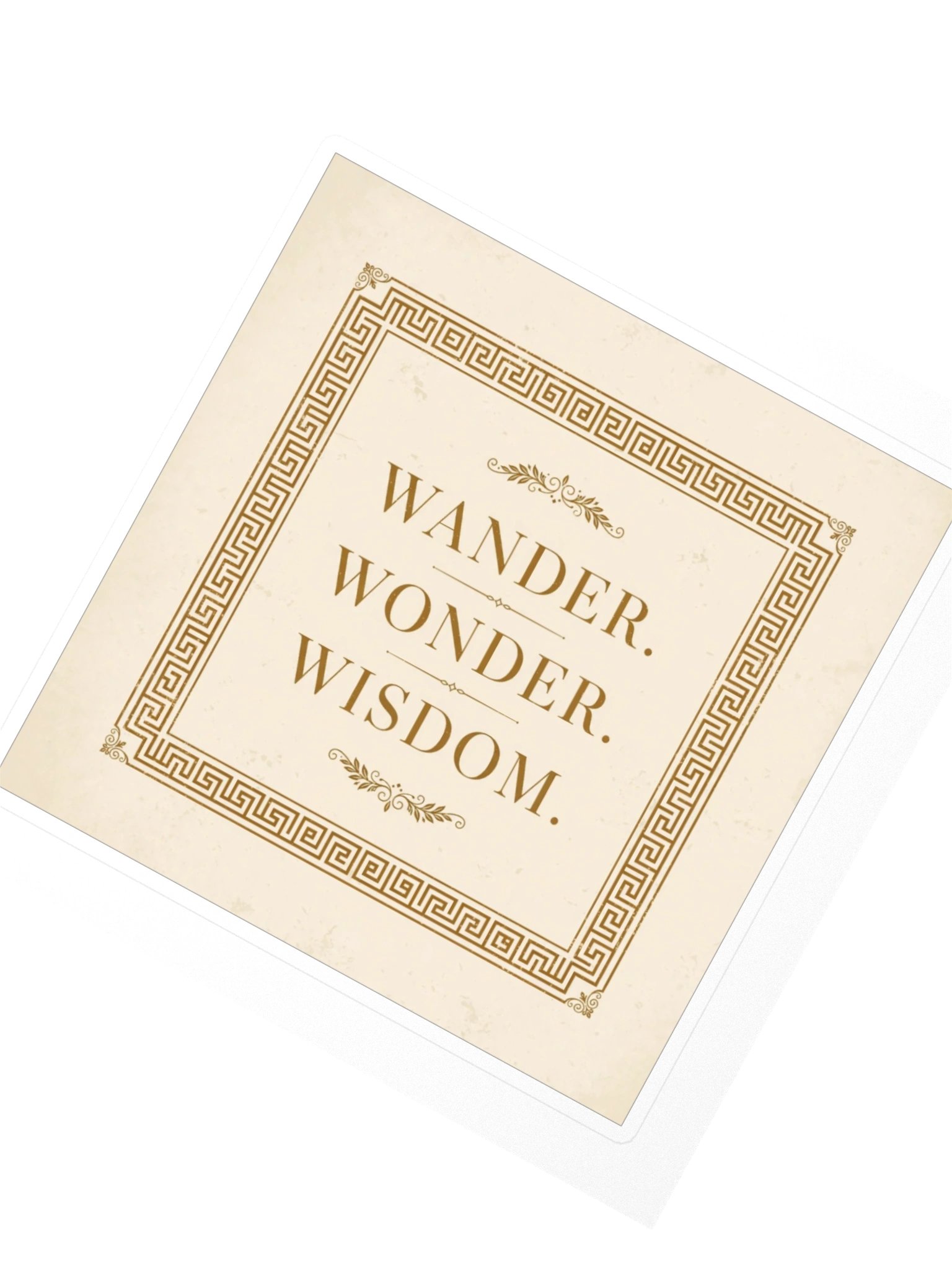Wander Wonder Wisdom Sticker product image (2)