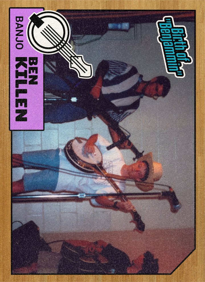 #89 Benjammin' (rookie card) “Past” – Vintage-Classic Baseball-style Collector Card product image (2)
