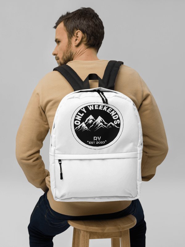 Only Weekends RV logo Backpack product image (8)
