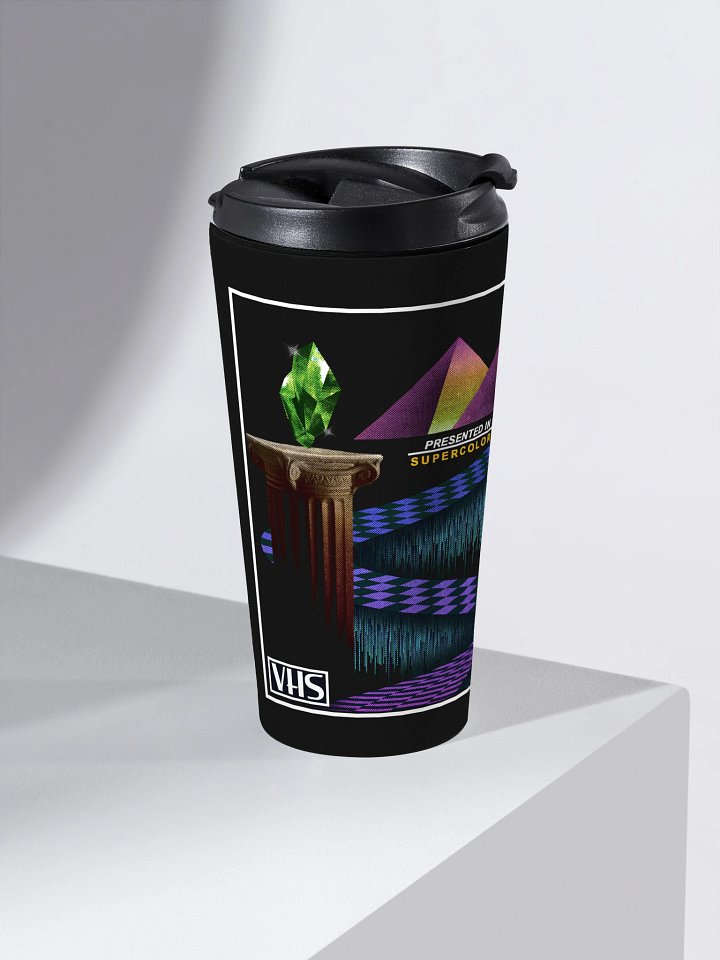 TAPEWORM VHS 1992 Stainless Steel Travel Mug product image (1)