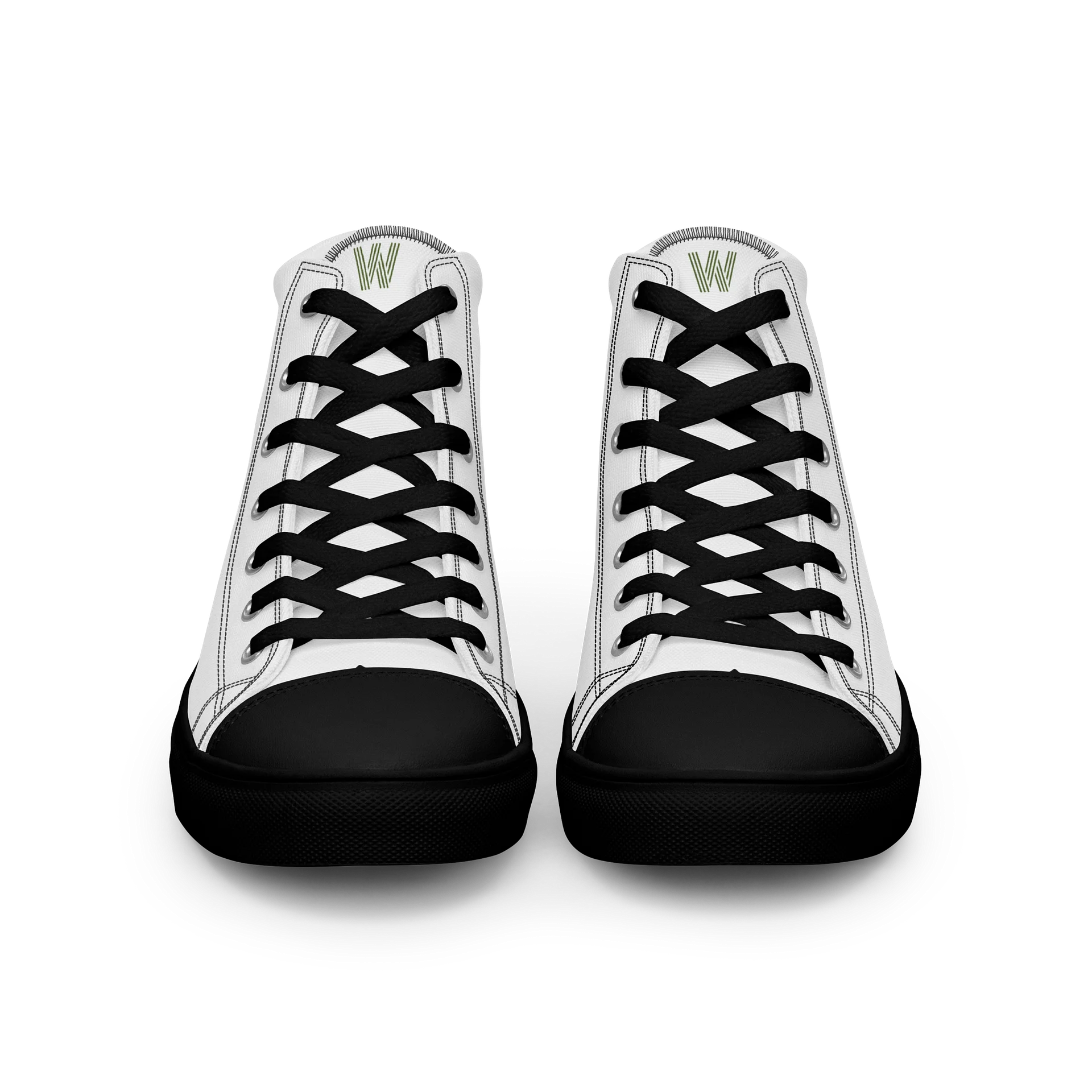 Olive Ribbon 'W' Women's High-Tops product image (1)