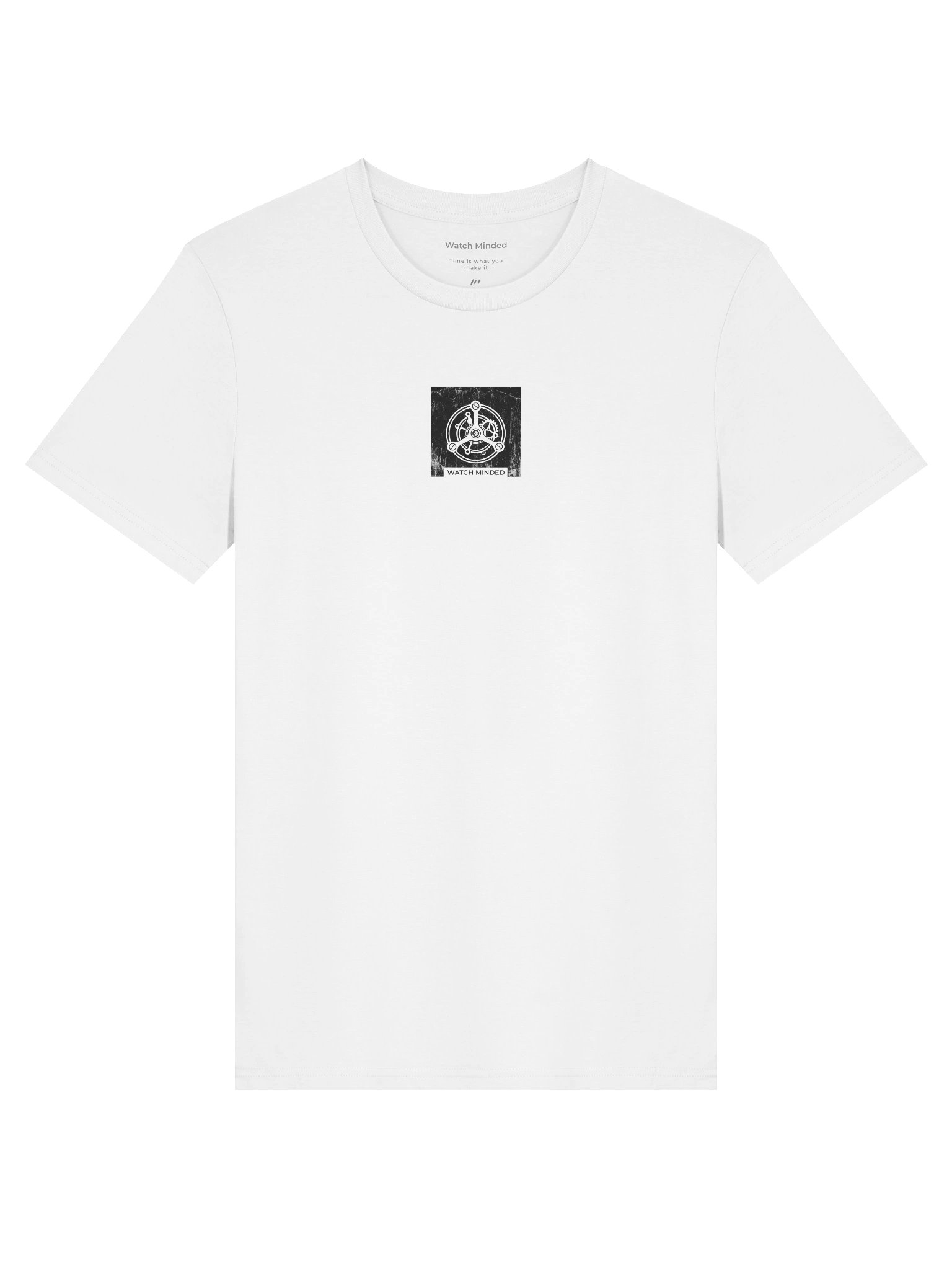 Standard Fit Light Cotton "Tourbillon" T-Shirt, White product image (1)