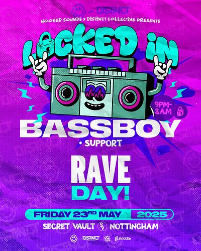 It’s Rave Day!

Grab your final tickets through our bio or search Locked In / Nottingham on SKIDDLE!

 #secretvault #bankhol ...